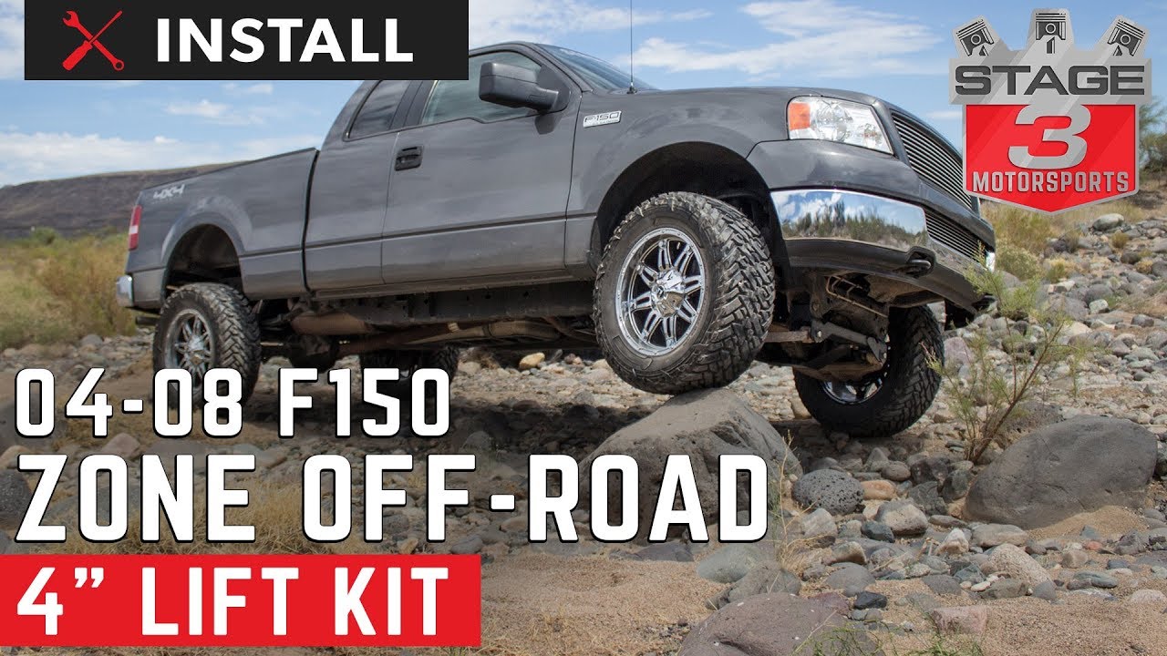 2004-2008 Ford F-150 Zone 4 Inch Lift Kit Install