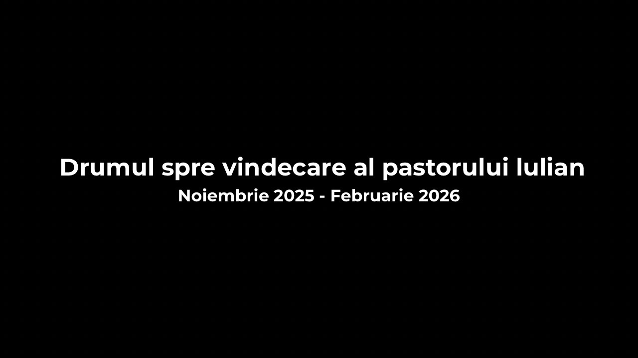 Senior Pastor Iulian Costea | Road to Recovery