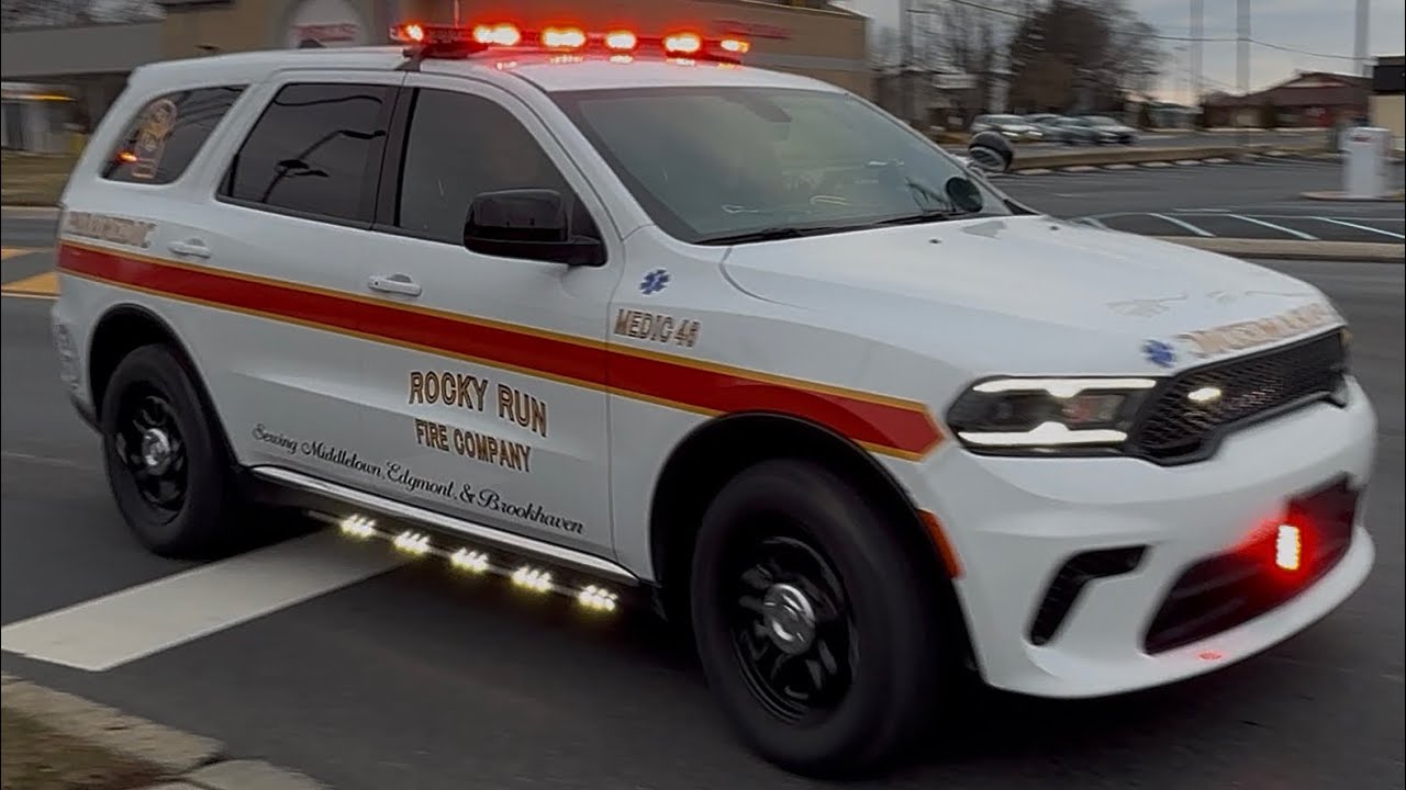 Middletown Township Rocky Run Fire Company Medic 46 Responding 12-31-25