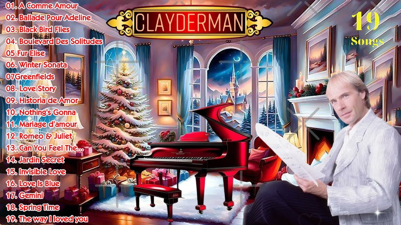 A COME A MOUR - Richard Clayderman || Top 10 Best Piano Relaxing || Greatest Hits Full Album 2024