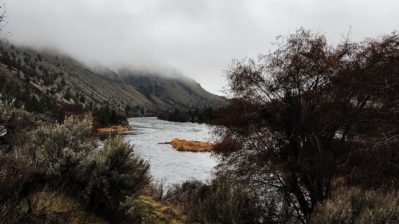 (4K UHD) SILENT SCENERY - Deschutes River @ Trout Creek Trail! | Campground | BLM | Central Oregon