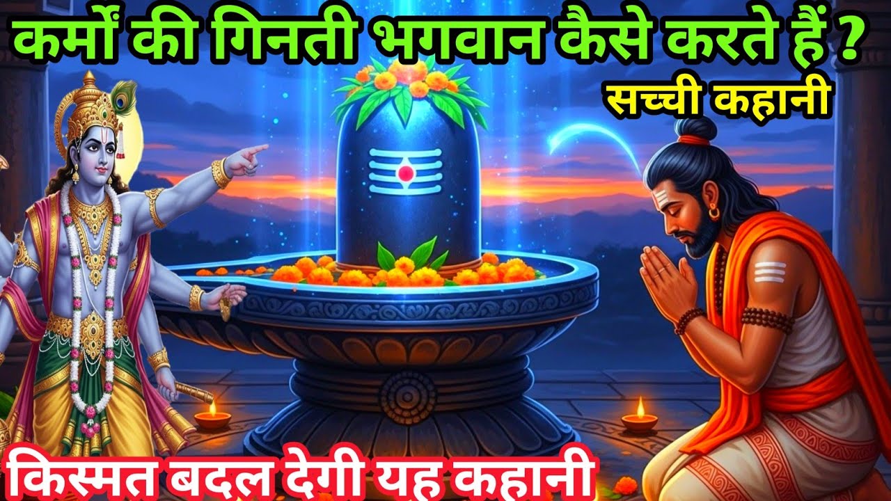 कर्मों की गिनती भगवान कैसे करते हैं | hindi kahani | motivation story | Bhagavad Gita |  #krishna 