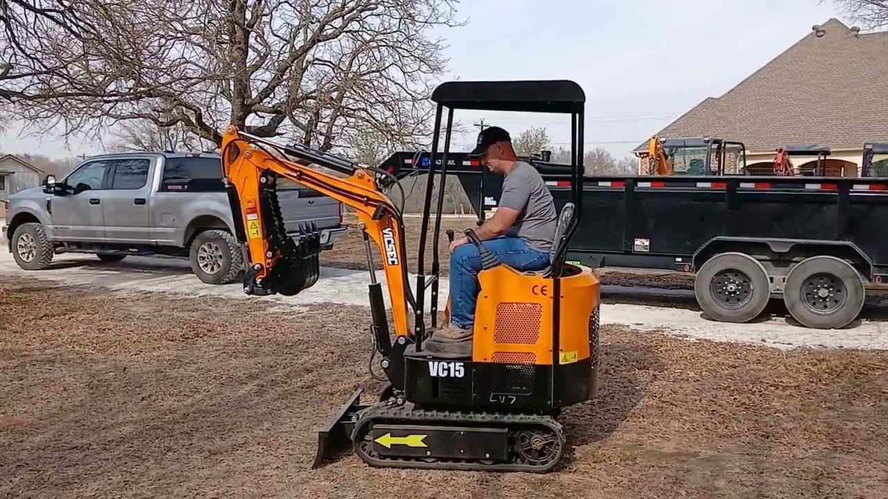 For sale 2026 mini excavator model VC 15 with a 15 horsepower gas engine $5500 cash 