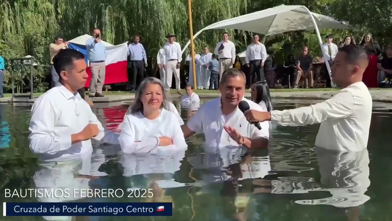 BAUTISMOS IGLESIA PASTOR HUGO ALBORNOZ 2025 🇨🇱