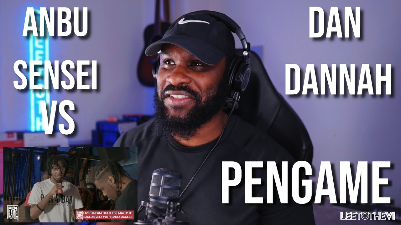ANBU SENSEI vs DAN DANNAH | PenGame Rap Battle 2025 [Reaction] | LeeToTheVI