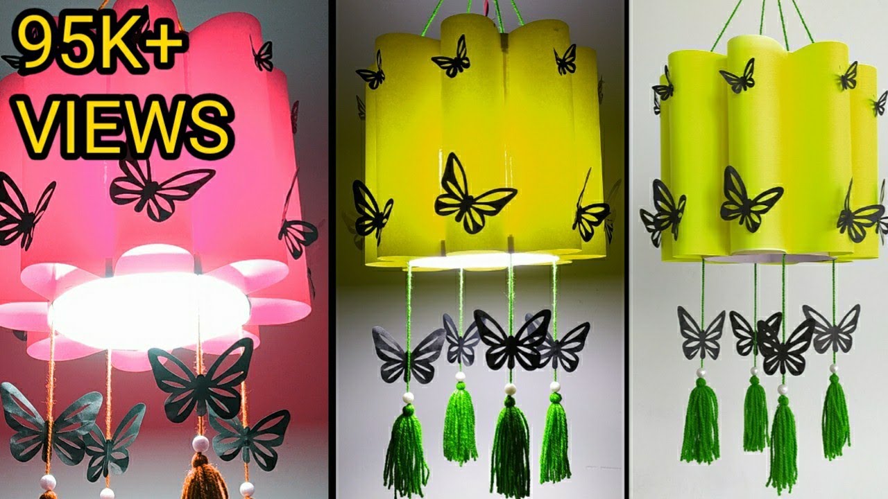 Akash Kandil Making At Home For Diwali || Diwali Decoration Ideas DIY  Akash Kandil || Artideas