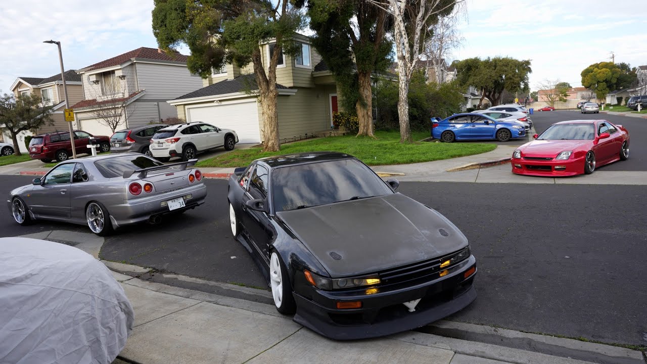 TOOK OUR CARS TO A JDM CARS & COFFEE ! | Fujiwara Tofu Bistro
