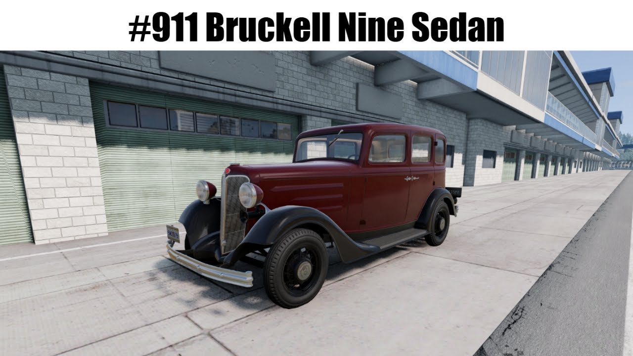 West Coast Trial: Bruckell Nine Sedan (Beamng Drive)