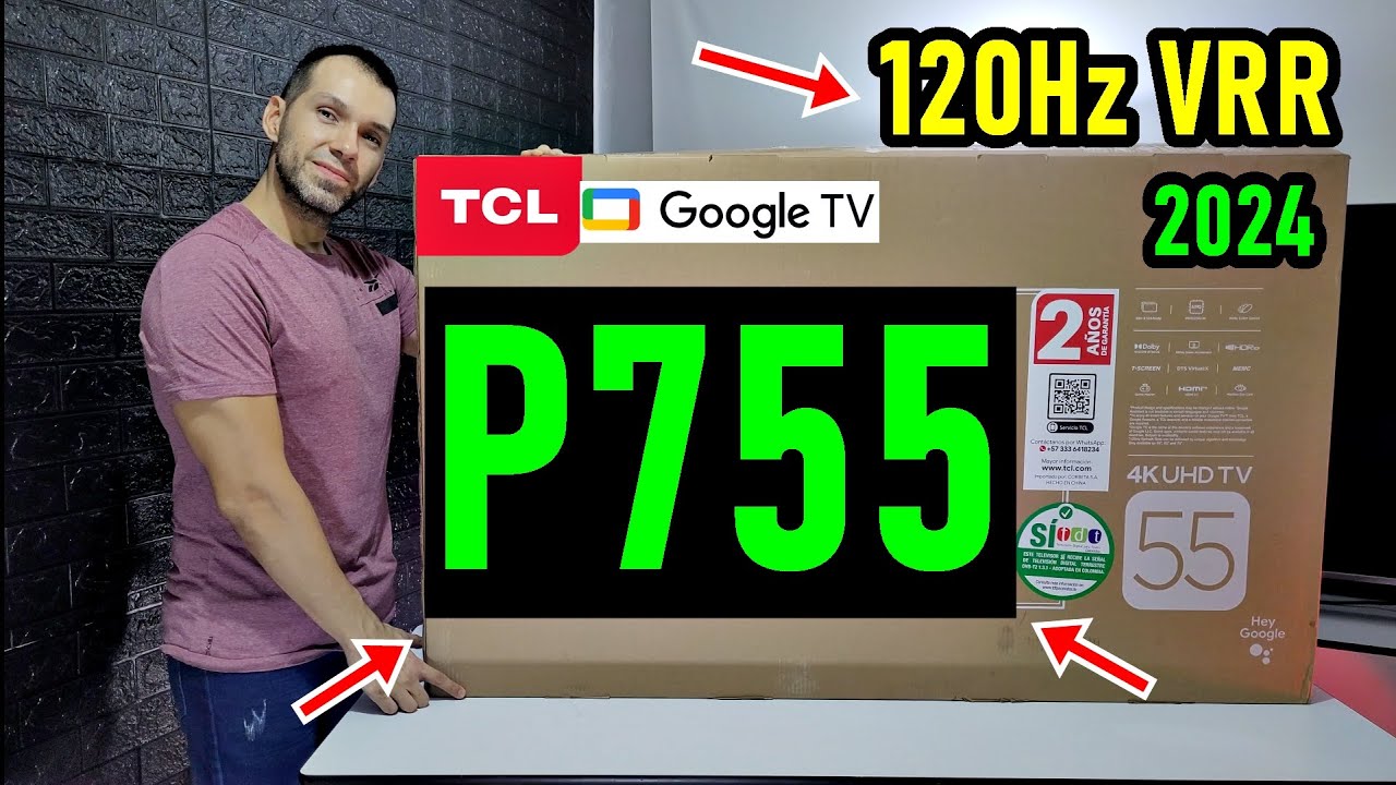 TCL P755 Smart TV 4K: распаковка и полный обзор / HDMI 2.1 / 120 Гц / VRR / Dolby Vision