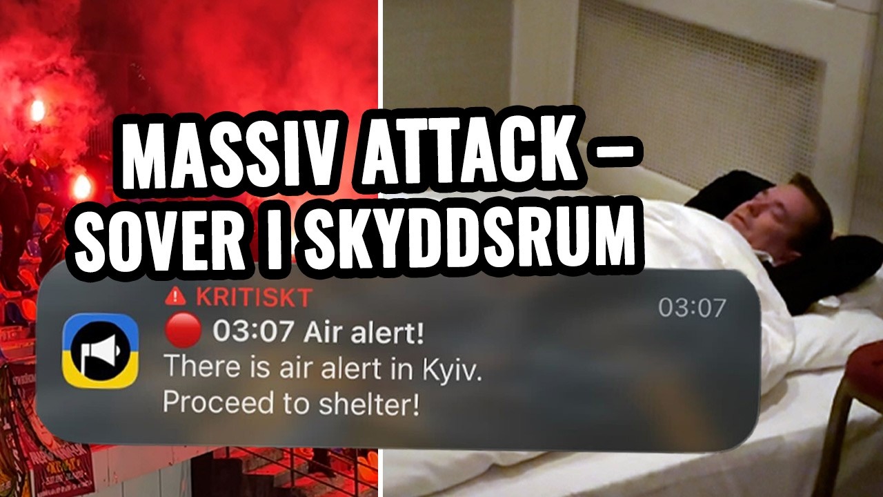 Niva & Nordström sover i skyddsrum: ”May the force be with you”