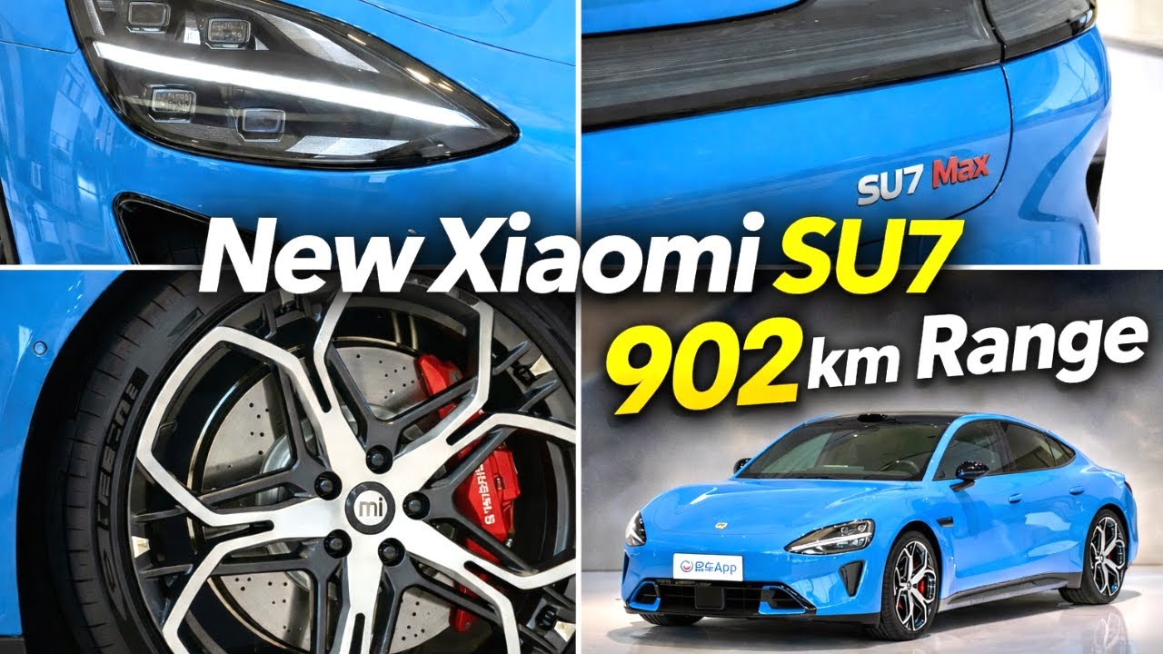 New 2026 Xiaomi SU7 With 902km Range Spotted Before March Launch