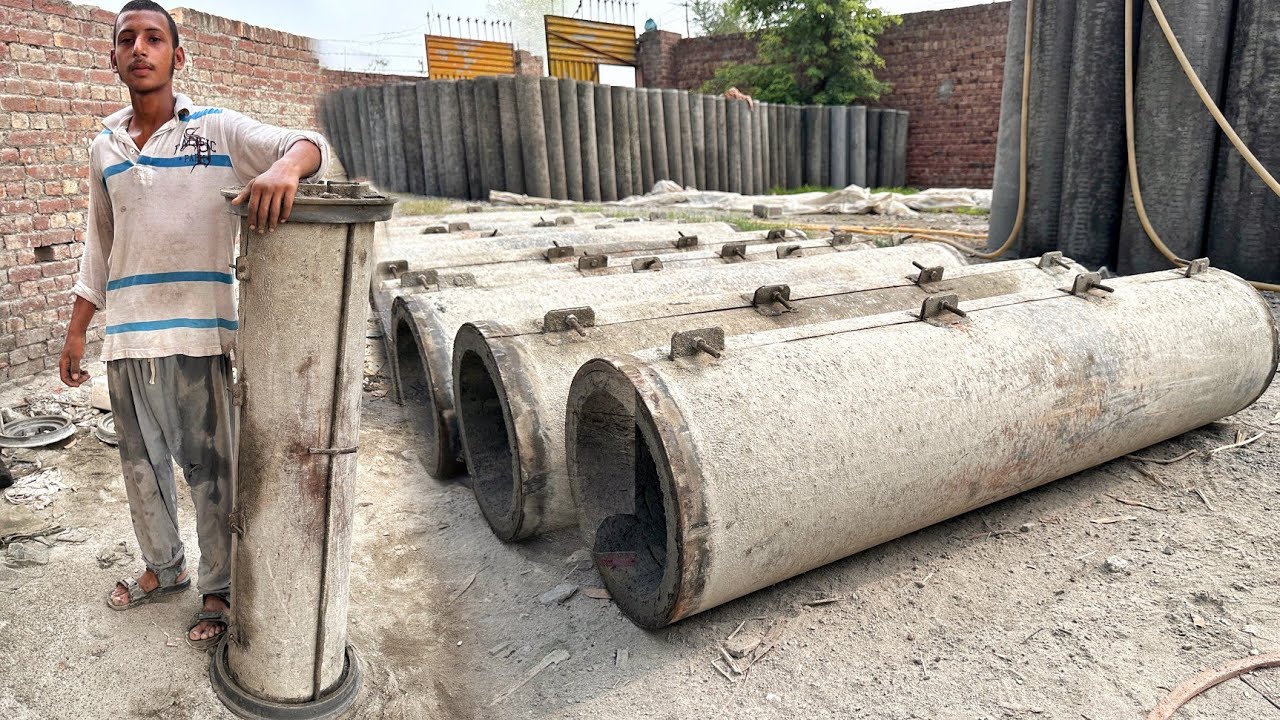 Genius Craftsman Manufacturing Cement Pipe Use For Well Drilling - Cement Pipe Manufacturing Process