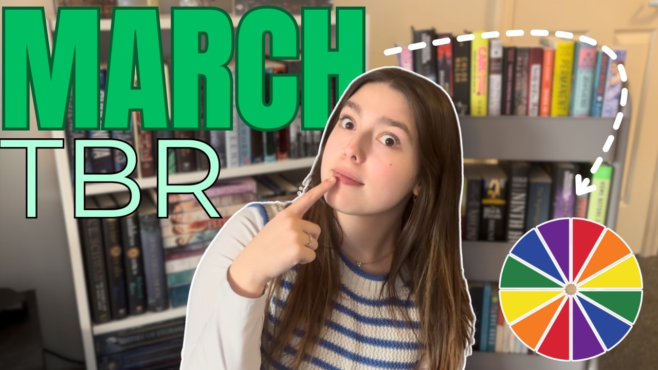 i let a spinner wheel choose my march tbr! ☘️💚