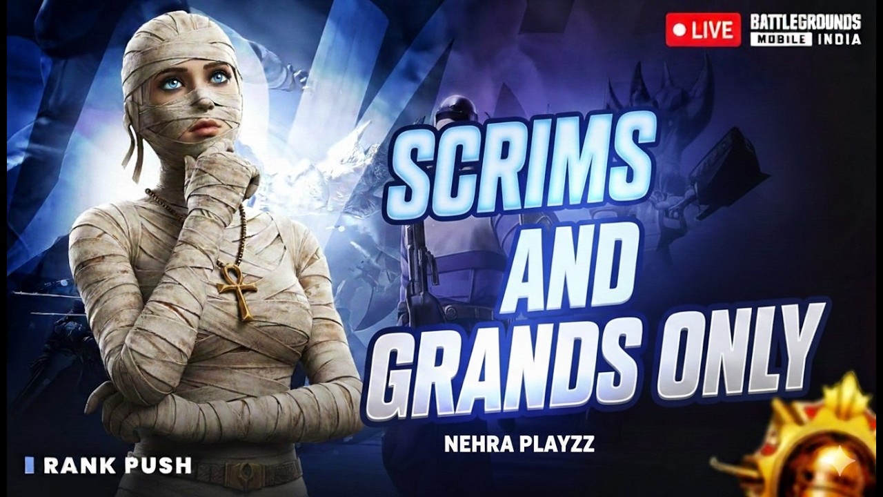 10K WEEKLY WAR GRANDS 🧞 ALADIN UPDATE💣 SCRIMS AND CLASSIC GAMEPLAY🚀BGMI LIVE WITH NEHRA PLAYZZ
