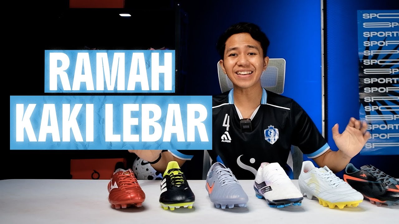 KAKI LEBAR GA PERLU BINGUNG LAGI! REKOMENDASI SEPATU BOLA TERBAIK BUAT TIPE KAKI LEBAR SOB!