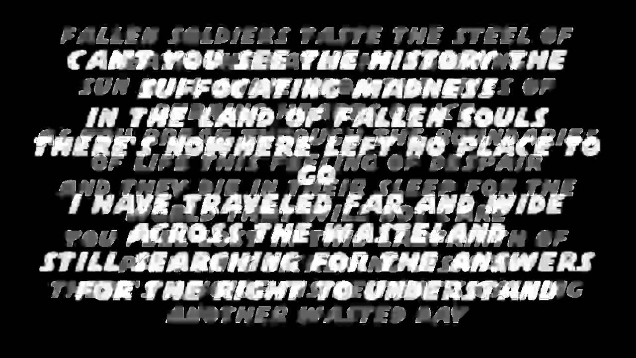soldier of wasteland lyrics