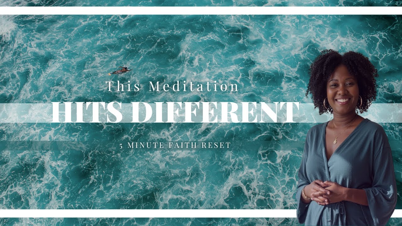 This Meditation Hit Different...(5 minute faith reset)