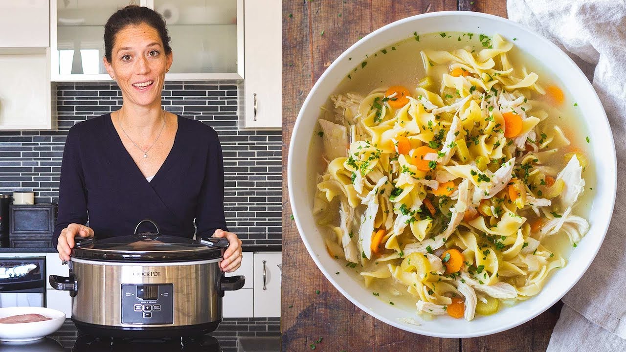 Slow Cooker Chicken Noodle Soup