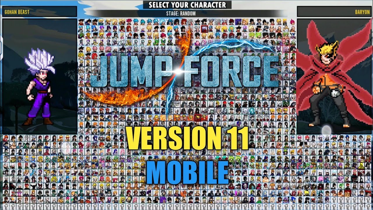 Jump Force Mugen V11 Exagear Android High Settings No Lag | Resolution 1280x720