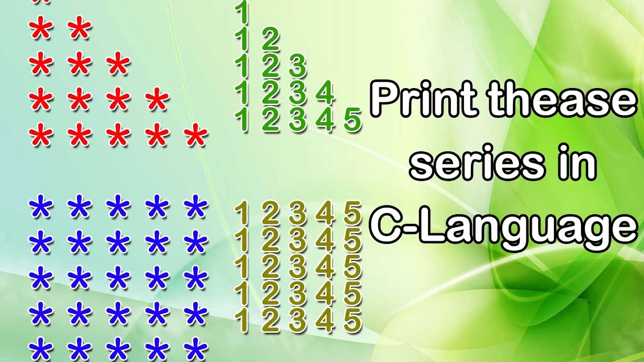 Nested for loop in C