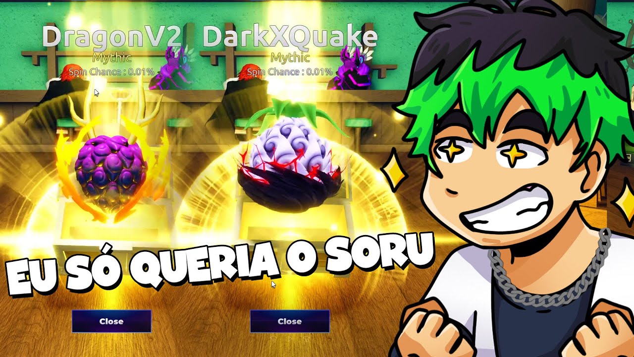 EU QUERIA PEGAR O SORU MAS ISSO FOI MUITO MELHOR - FRUIT BATTLEGROUNDS F2P
