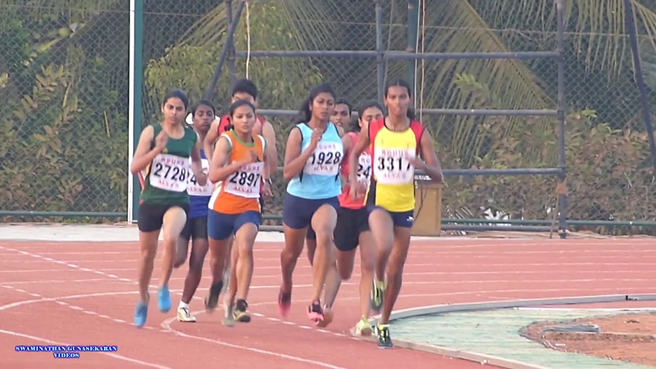 Women's  800m  Final- 75th All India Inter University Athletics championships-2014-15
