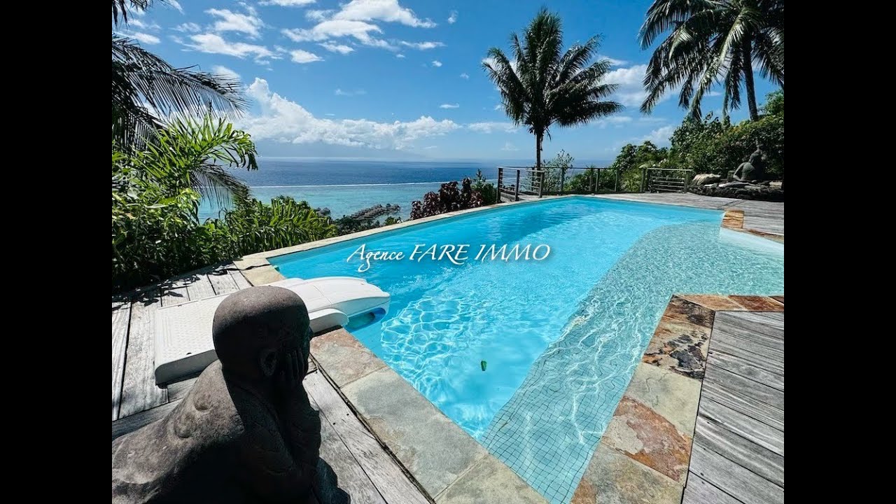 A VENDRE - PROPRI&Eacute;T&Eacute; D'EXCEPTION SUR L'ILE DE MOOREA