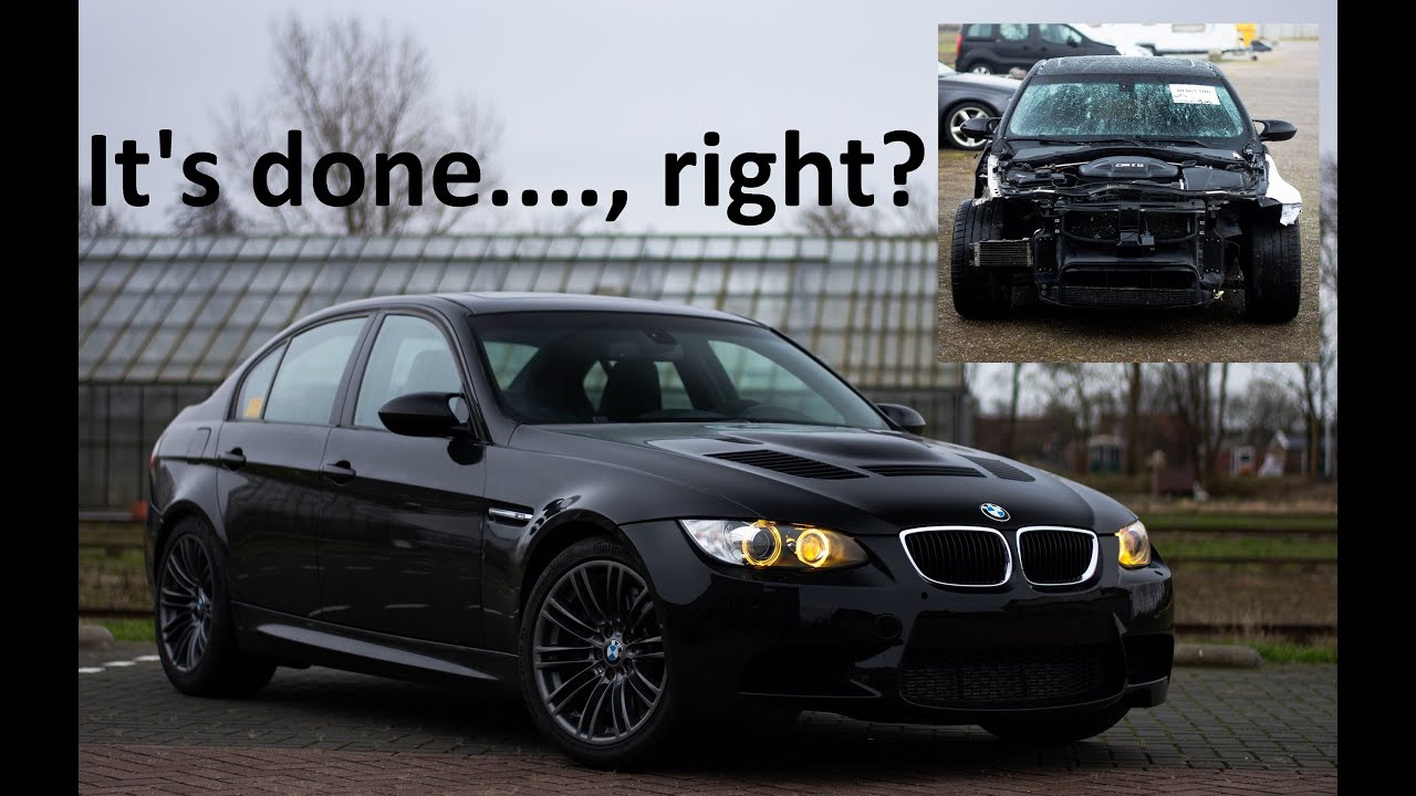BMW E90 M3 rebuild, is it DONE? & Headlight module replacement