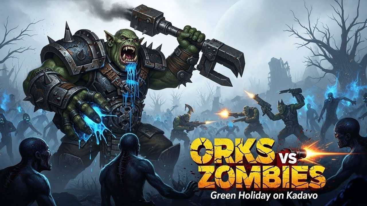ORKS vs ZOMBIES: BEST DAY EVER! | Warhammer 40k