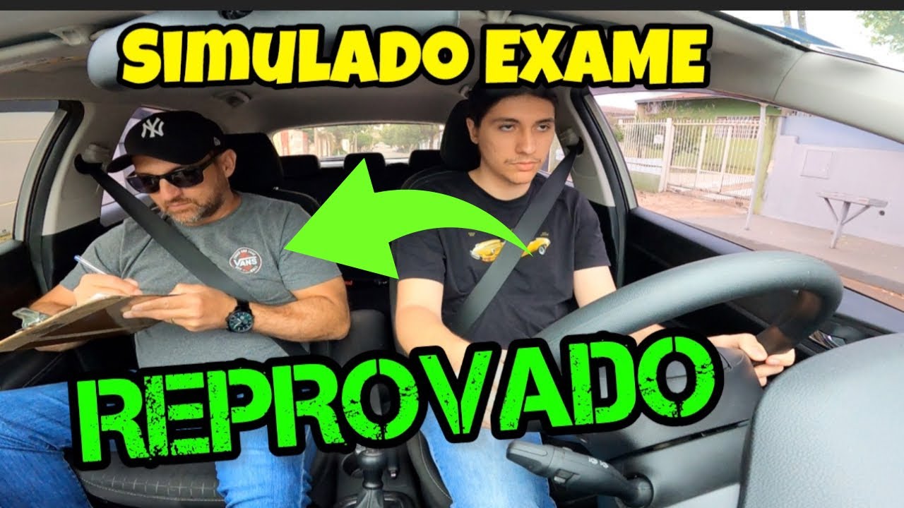 REPROVADO SIMULADO EXAME PRÁTICO DETRAN 2025 VEJA AS FALTAS 