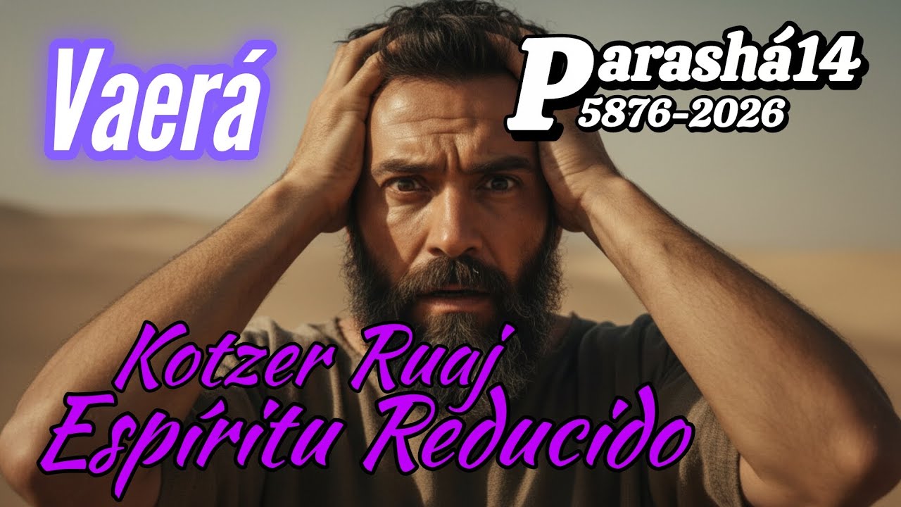 Parashá 14 Vaerá 5876-2026 | Kotzer Ruaj - Espíritu Reducido | Raices Hebreas