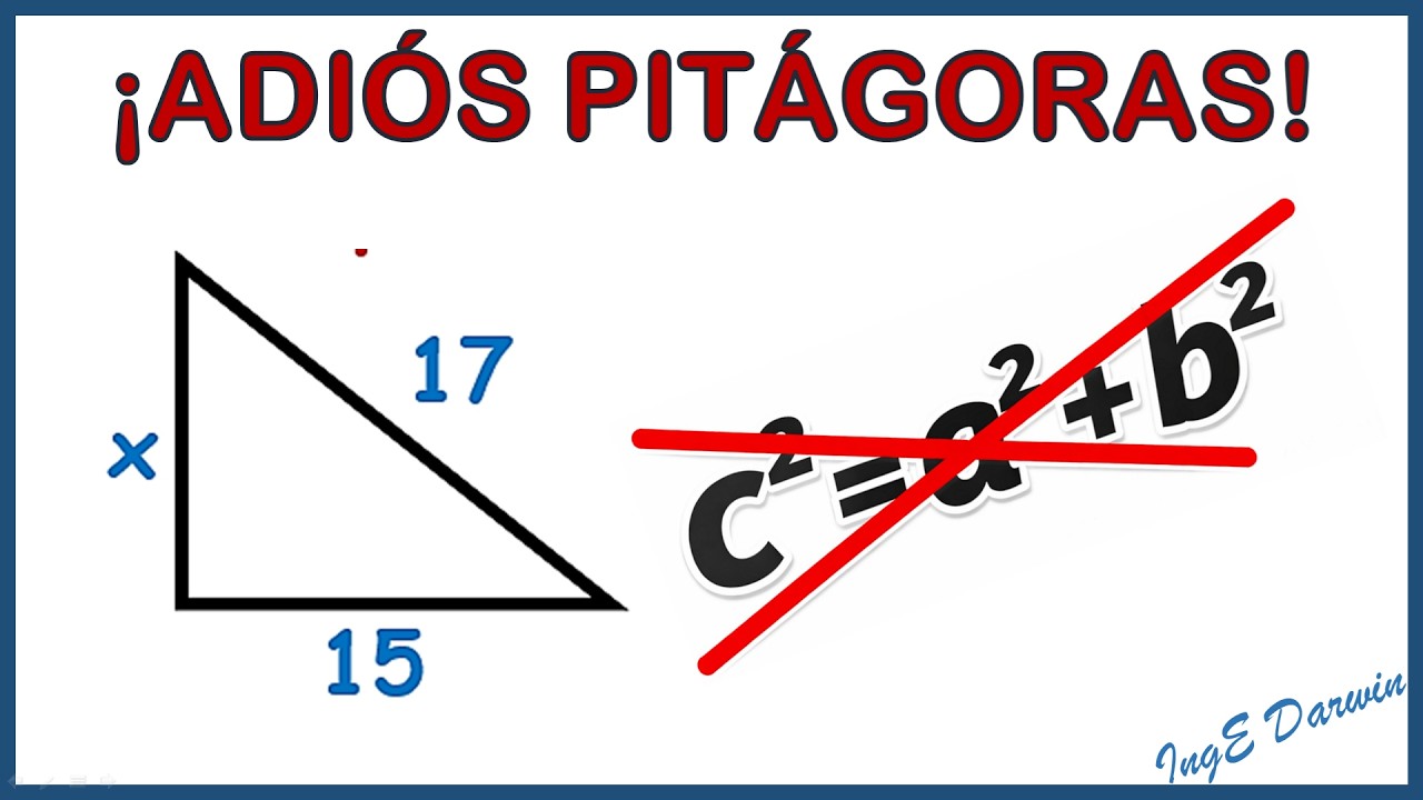 ¡Olvídate del teorema de Pitágoras! -  profesor PRINCIPIANTE vs EXPERTO...