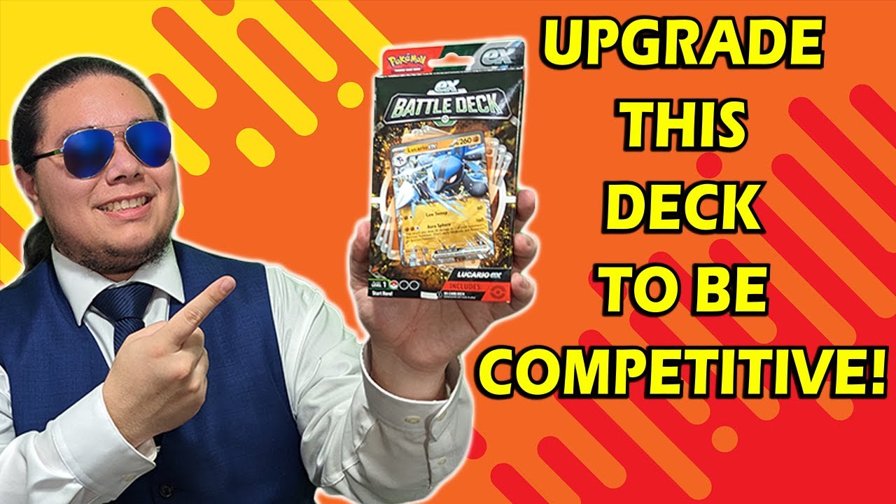 PUNCH THROUGH The Meta Decks with LUCARIO EX! | BUDGET FRIENDLY Lucario ex Battle Deck Upgrade