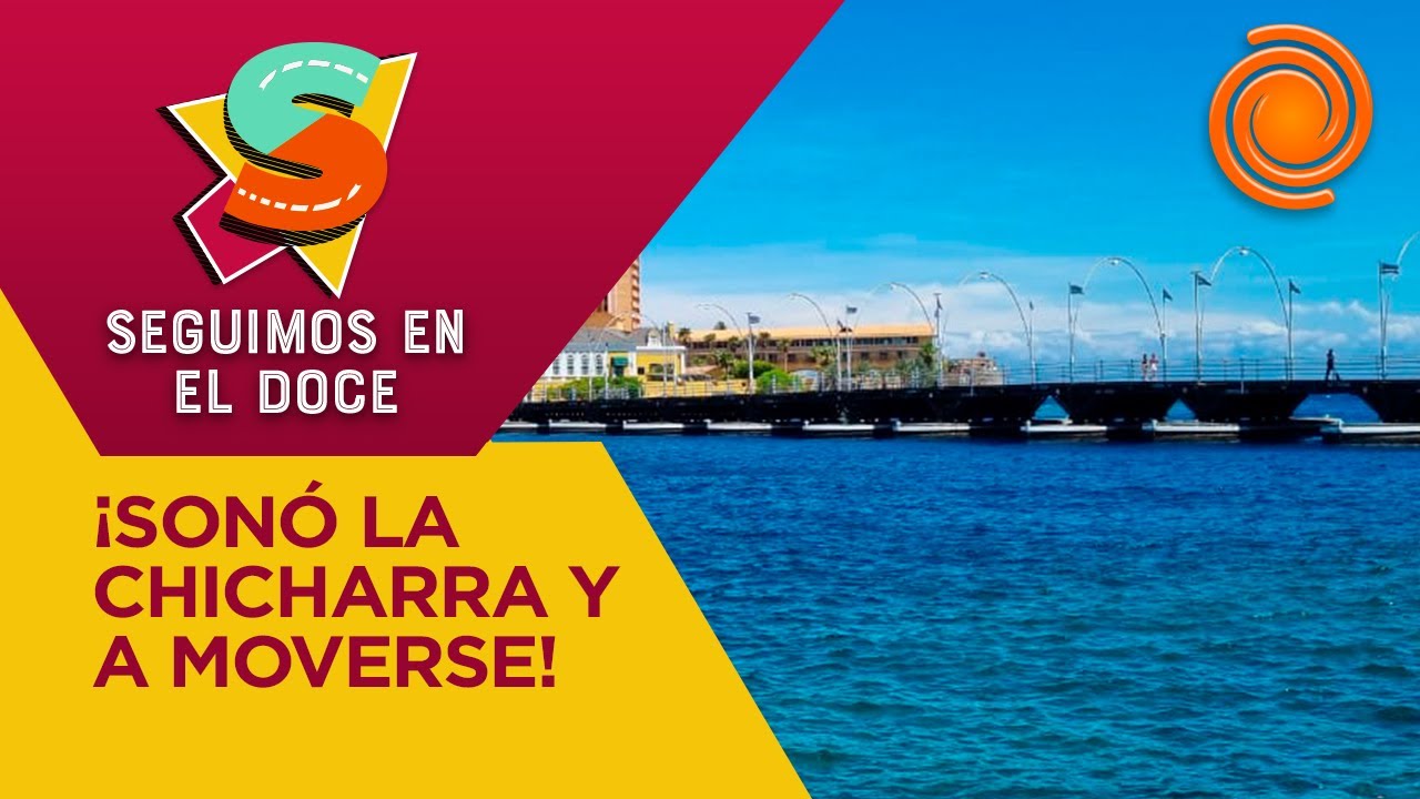 El Doce en el puente flotante "Queen Emma" en Curazao: ¡Se movió EN VIVO!