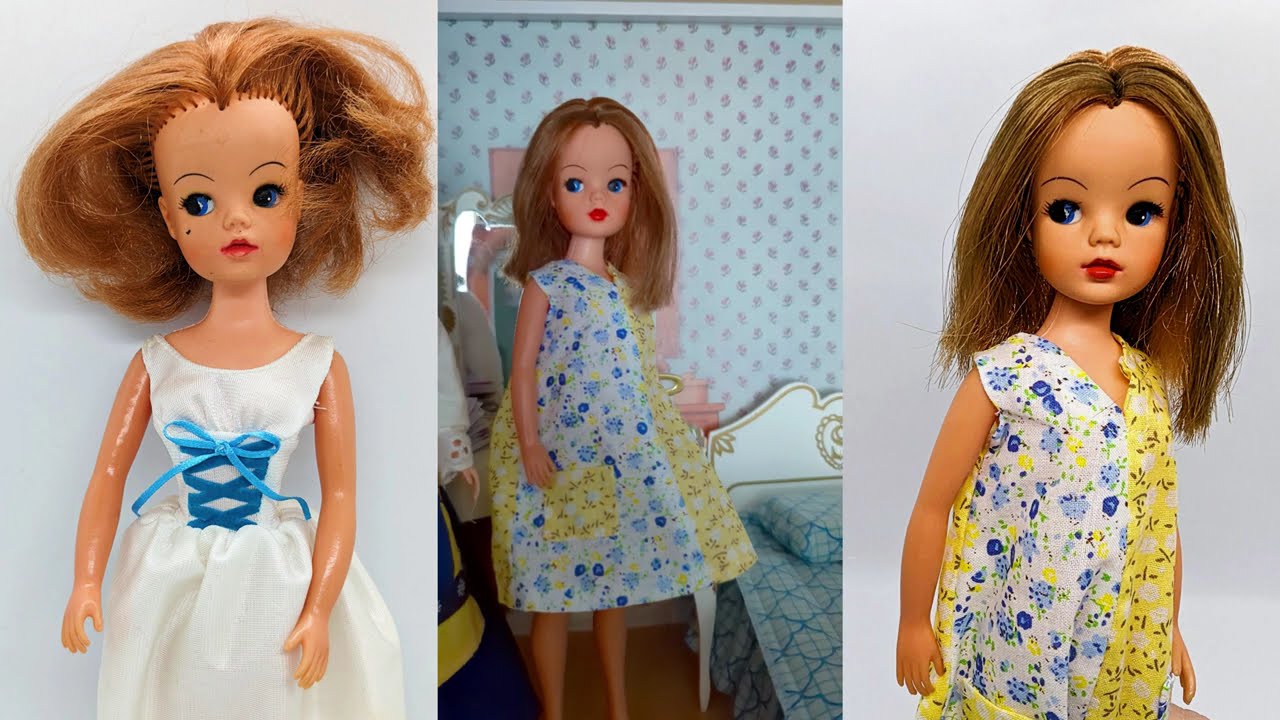 Revamping a Vintage Sindy Doll: Reroot and Faceup Magic!