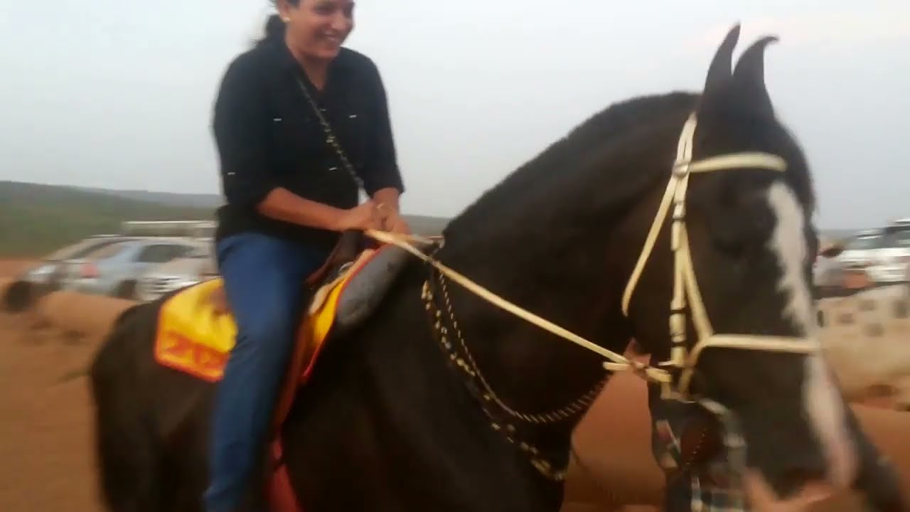 HORSE RIDING AT VENNA LAKE , MAHABALESHWAR.