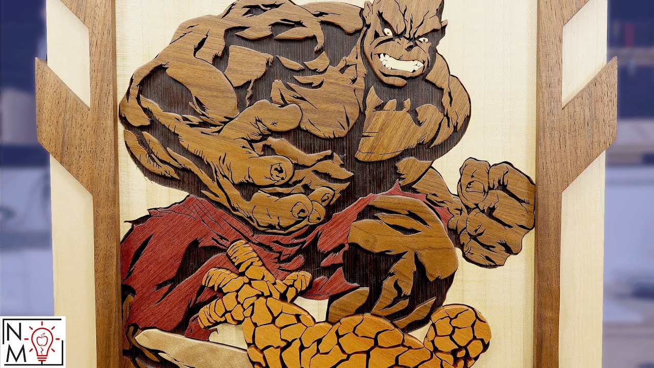 Халк против Деревянного Существа | Проект Marvel Woodworking