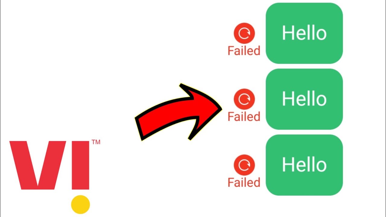 Vi Sim Sms Sending Failed | Vodafone Idea Sim Message Failed Problem | Vi Message Failed To Send