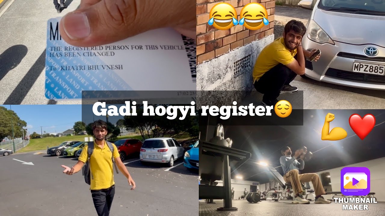 Gadi hogyi register😌|| Haryanvi in NZ🇳🇿|| #viral #vlog #trending #youtube || @Khatri_1626 