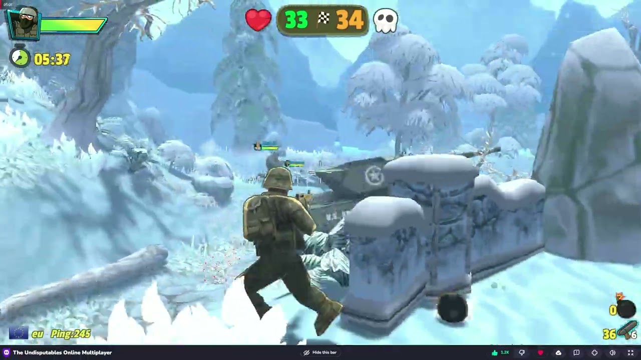The Undisputables Online Multiplayer  - Tiro Online Insano com Muitas Armas e Personagens!