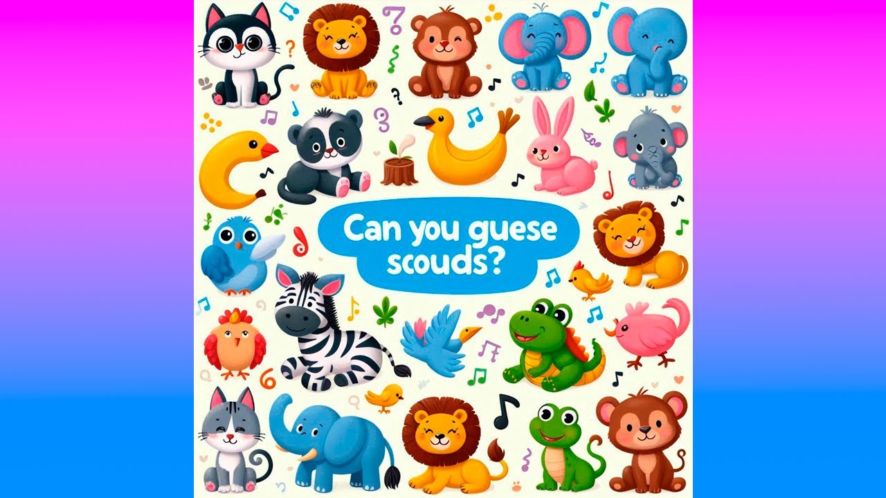 Can You Guess These Animal Sounds? 🐮🦁 Fun Quiz for Kids!