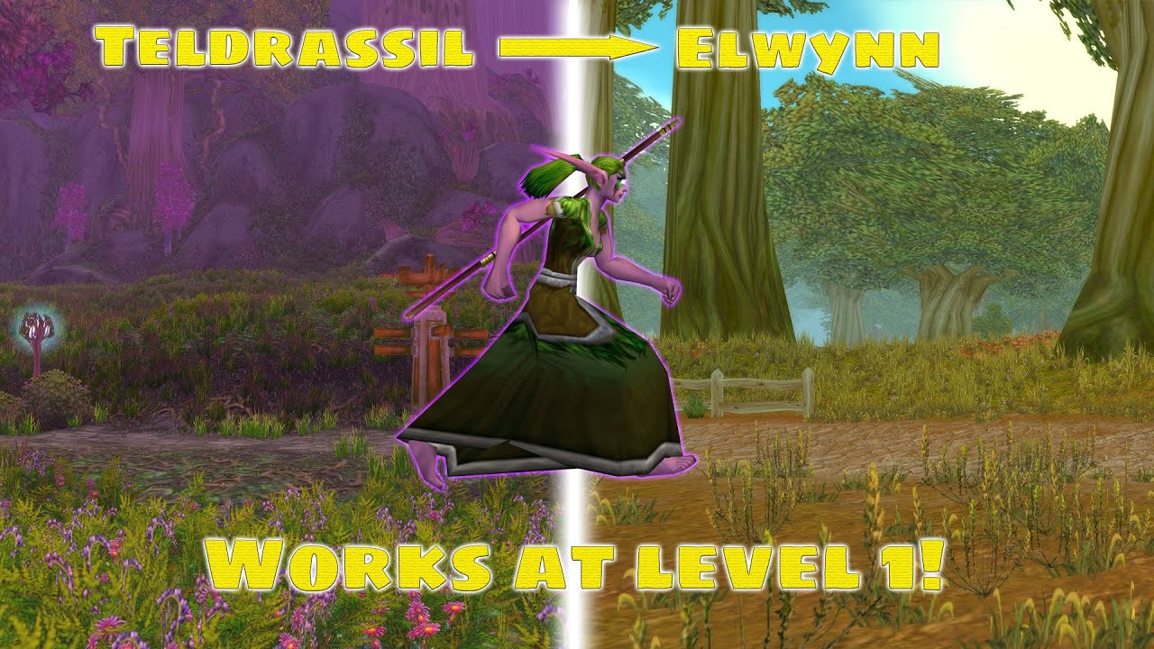 Easiest way to move your Night Elf character to Elwynn