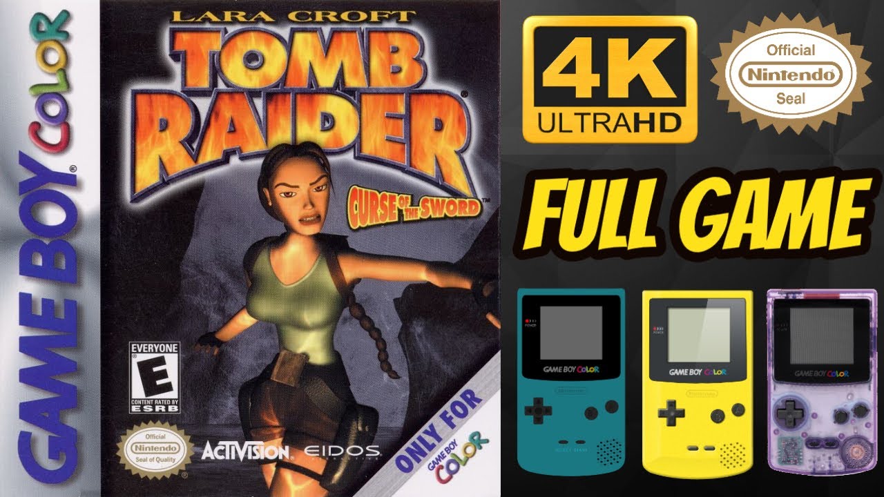 Tomb Raider: Curse of the Sword | GBC | 4K60ᶠᵖˢ UHD🔴 | Longplay Walkthrough Full Movie Game