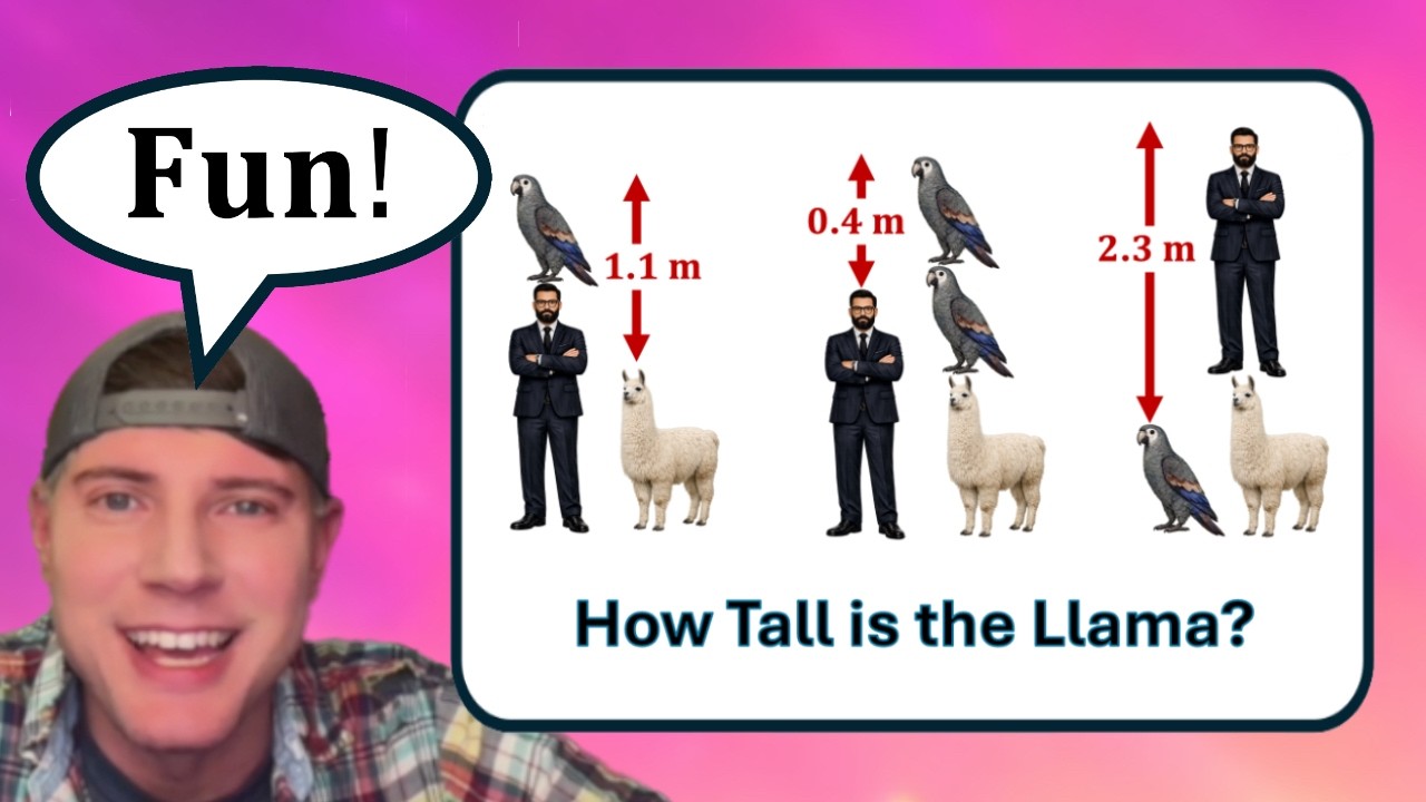 Fun Llama Math Challenge!