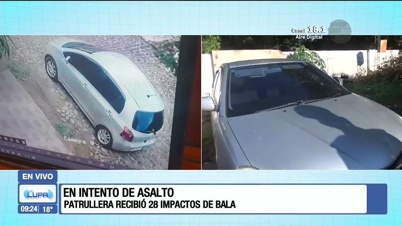 Patrullera recibió 28 impactos de bala durante intento de asalto