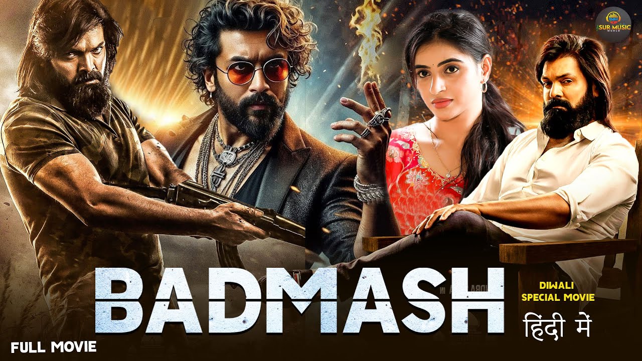 Badmash | Telugu Hindi Dubbed Movie | Love Story | Indrasena, Santhosh, Pragya, Naveena Reddy