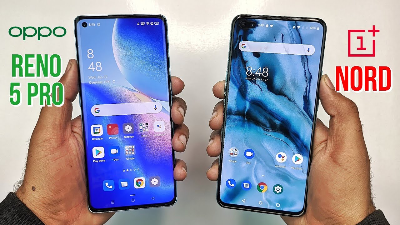 OPPO Reno 5 Pro vs OnePlus Nord Speed Test & SD765G vs Dimensity 1000+ 🔥