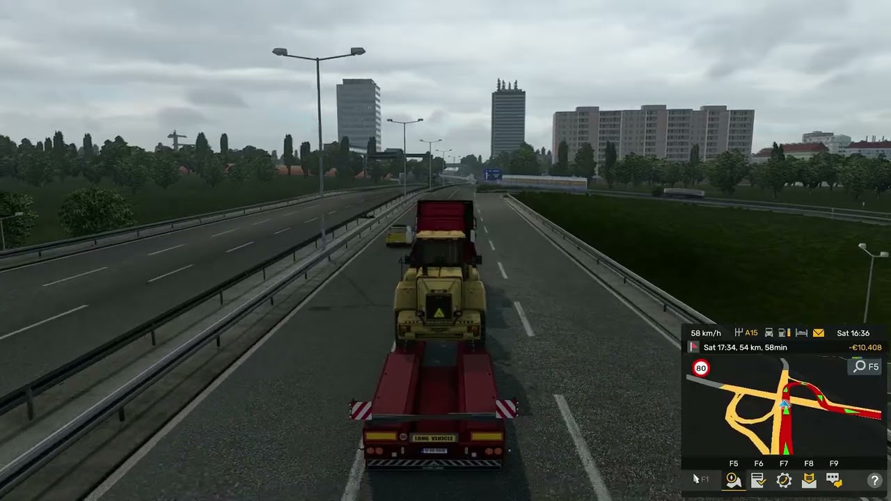EURO TRUCK SIMULATOR 2 | Deliver a big wheel loader from Krakow to Katowice