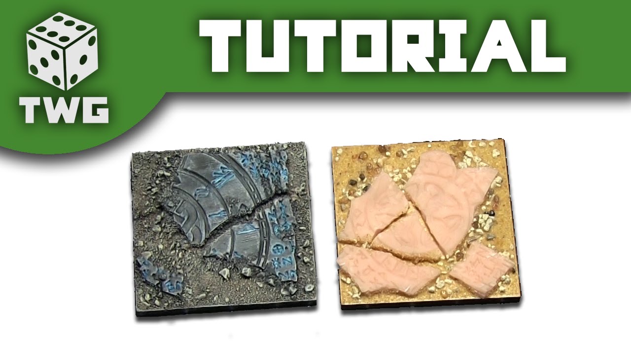 How To Sculpt Runic Ruin Bases With Textured Rolling Pins