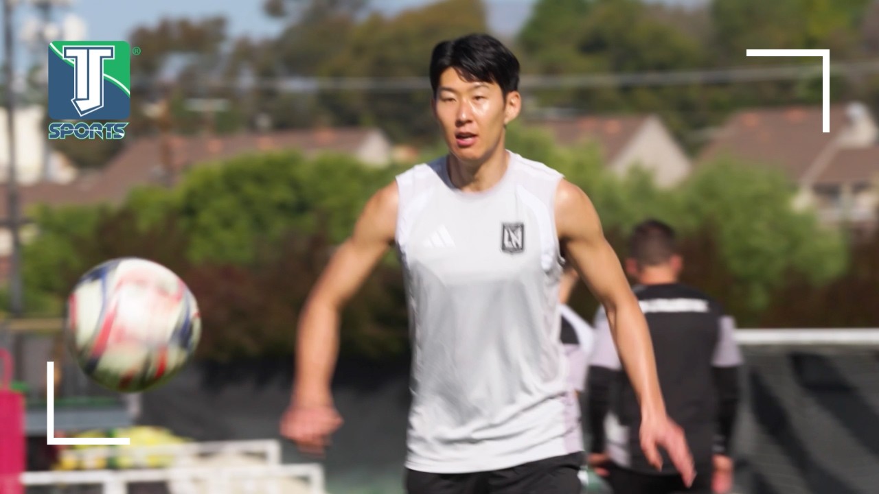 LAFC 훈련장에서 빛난 손흥민, 부안가와 환상 호흡